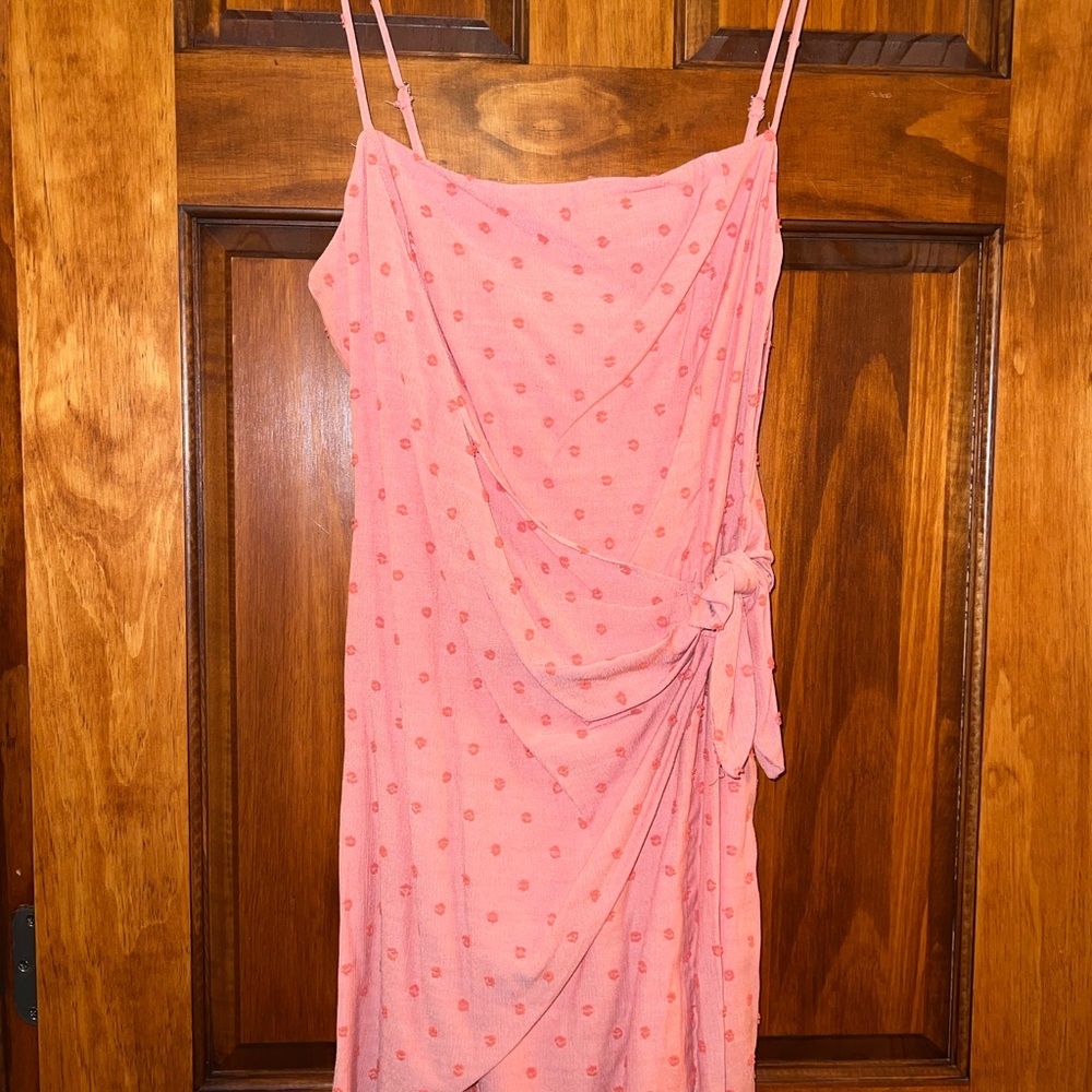 Blue Blush Woman’s Peach Dress-Medium
